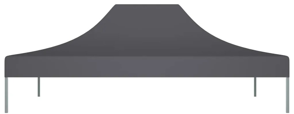 Teto para tenda de festas 4x3 m 270 g/m² antracite