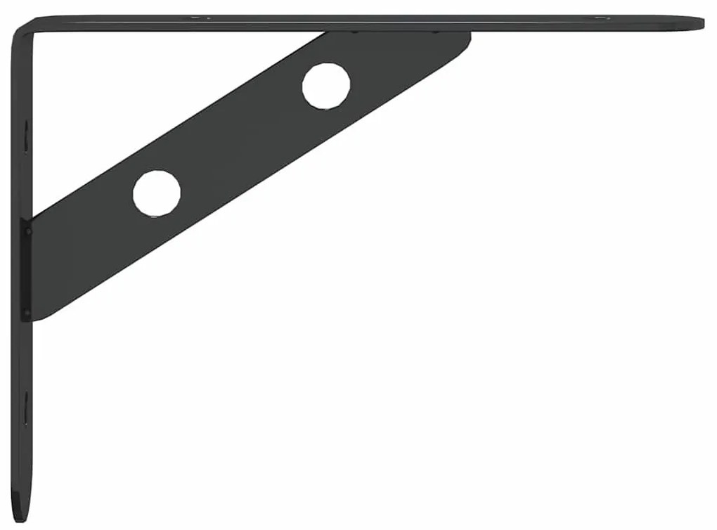Suportes prateleira 4pcs 15x2,5x11,5 cm aço inoxidável prateado