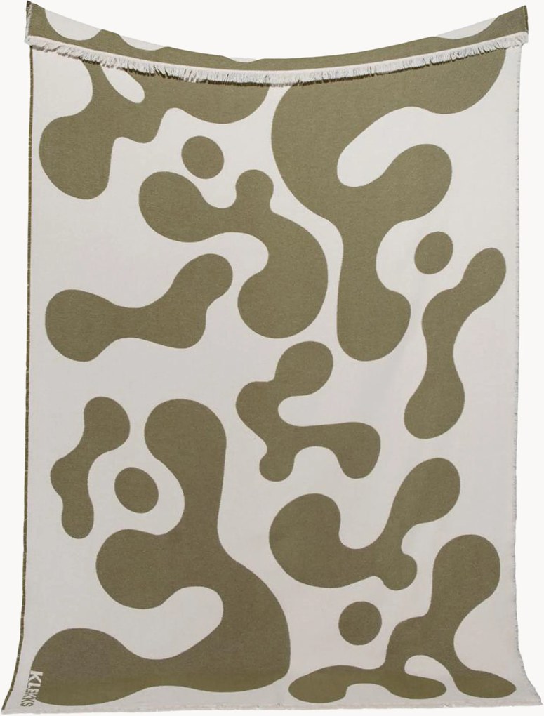 Manta de algodão com franjas Klekks No. 14