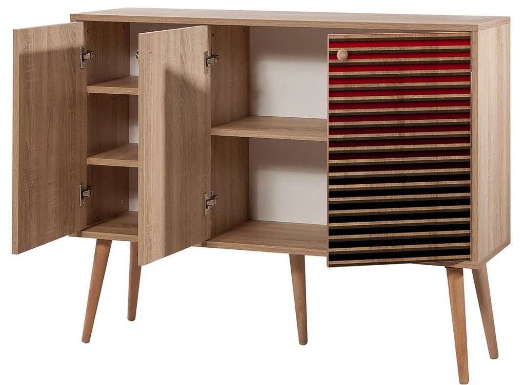 Console Mega – Carvalho Sonoma – 120 cm x 90 cm x 36 cm
