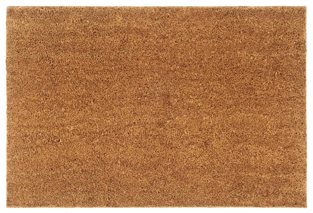 vidaXL Tapete de porta 60x90 cm fibra de coco tufada natural