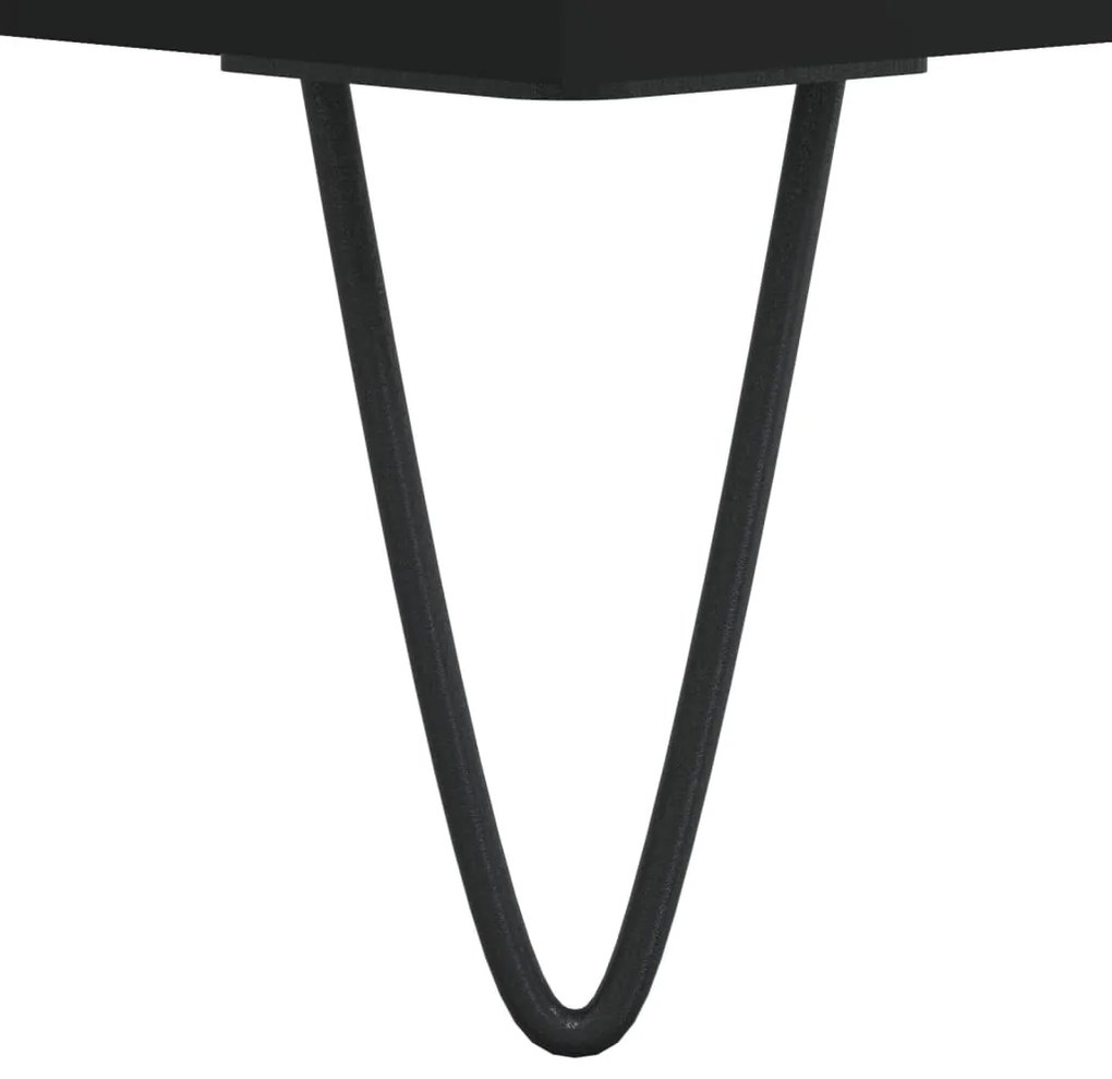 Mesa de centro 60x50x36,5 cm derivados de madeira preto