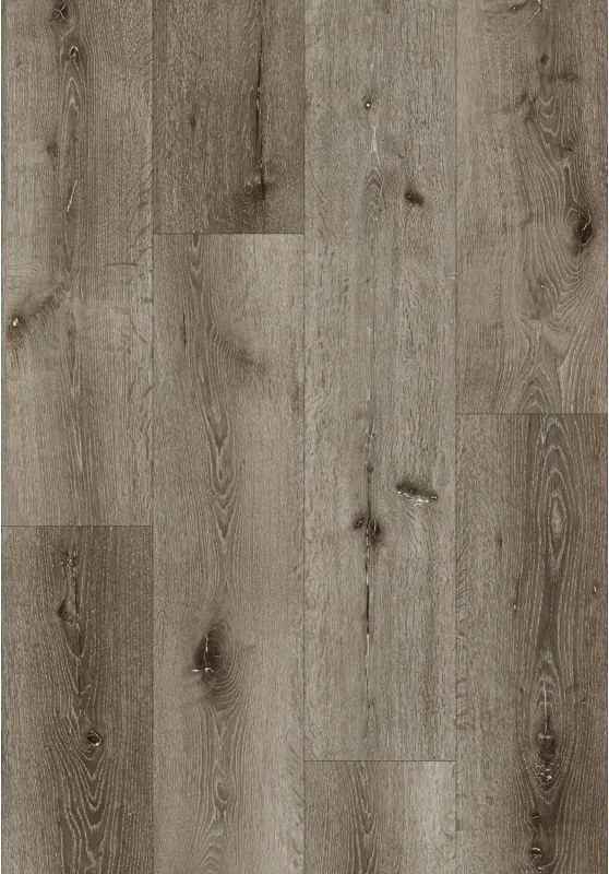 Mexen Kansas amostra de painéis de vinil SPC 6,5 mm, substrato IXPE 1,5 mm, 4 V-Fuga, Carvalho - F1032-S