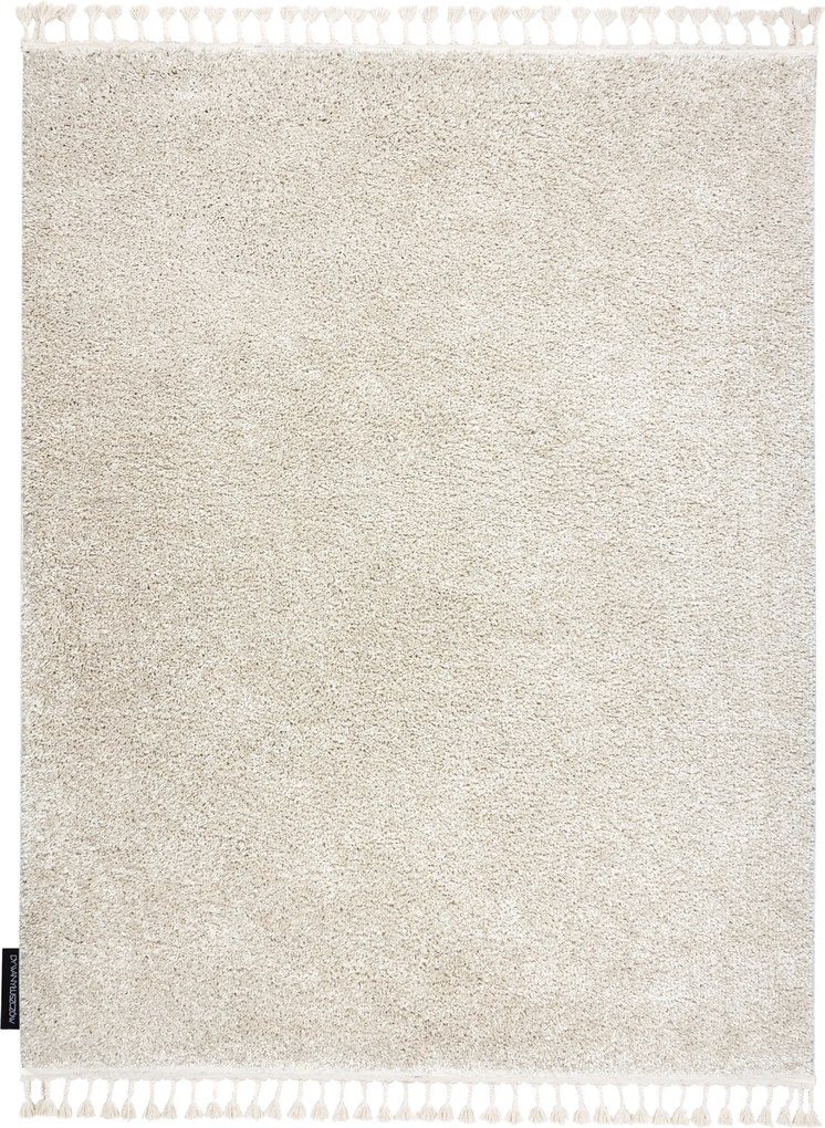 Tapete BERBER 9000 creme Franjas berbere marroquino shaggy - PRODUTO DE SEGUNDA GRAU
