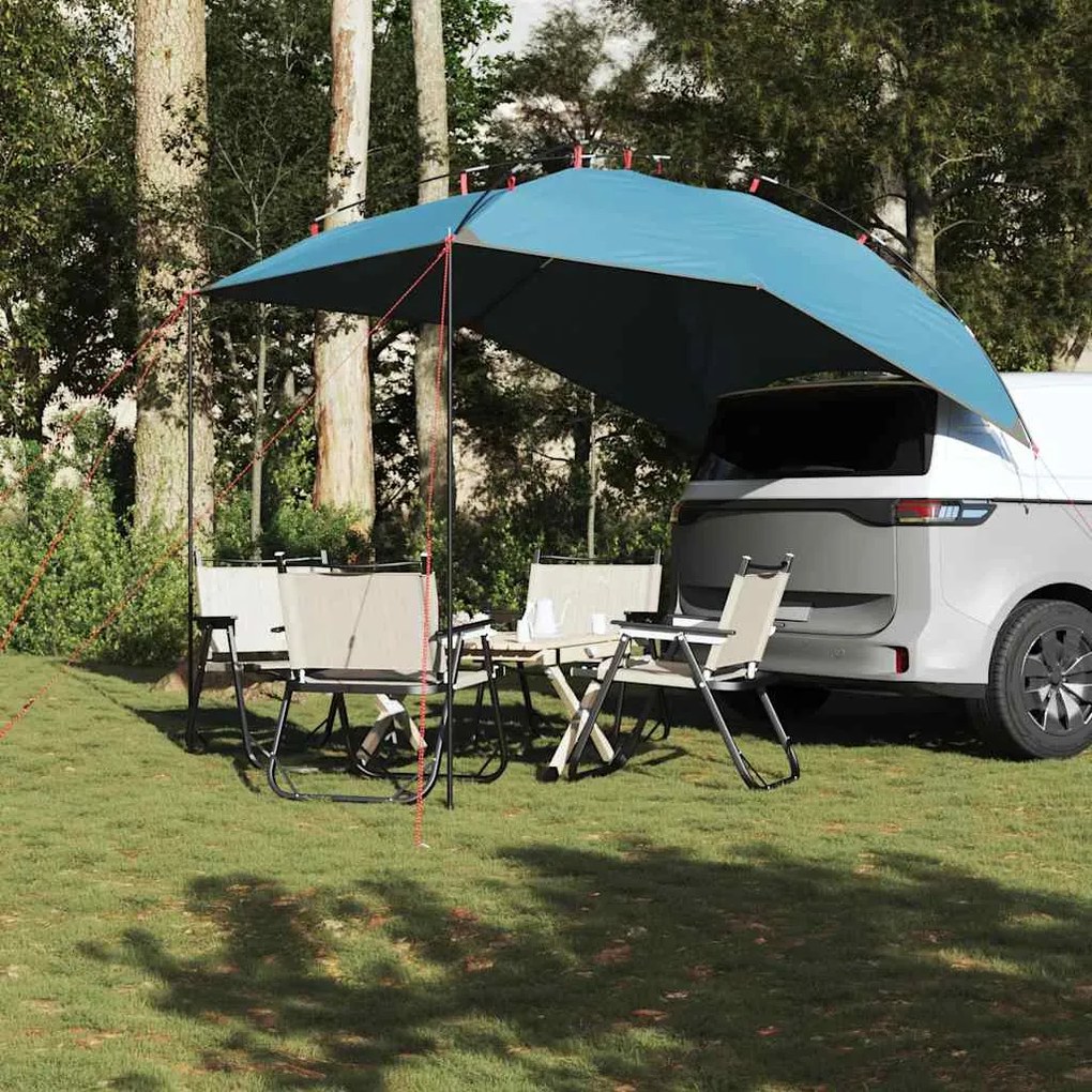 Tenda de carro impermeável azul