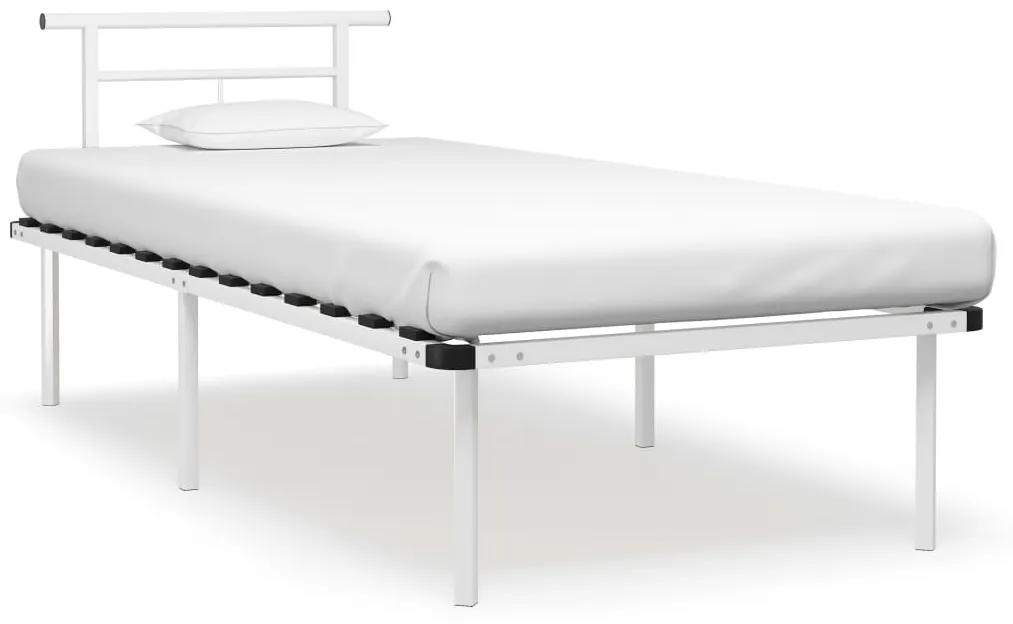 324821 vidaXL Estrutura de cama metal 90x200 cm branco