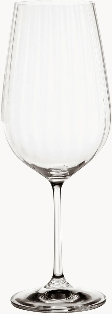 Copos de vinho tinto em cristal Waterfall, conjunto de 12