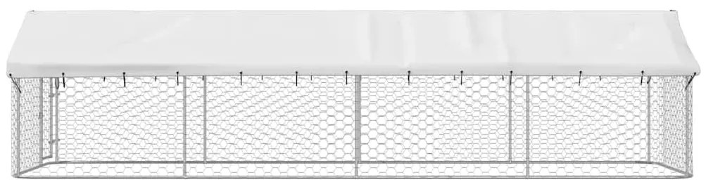 Canil de exterior com telhado 600x200x150 cm
