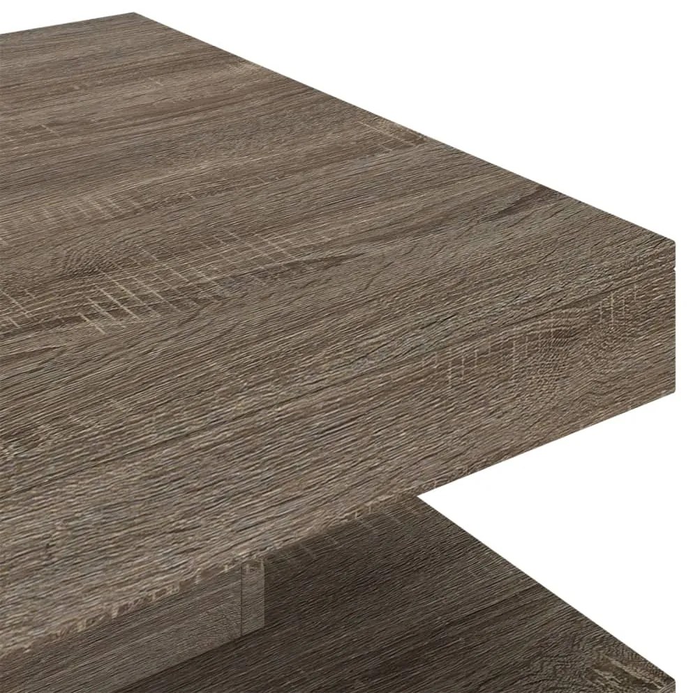 Mesa de centro 60x60x35 cm MDF cinzento