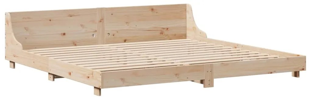 Cama sem colchão 180x200 cm madeira de pinho maciça