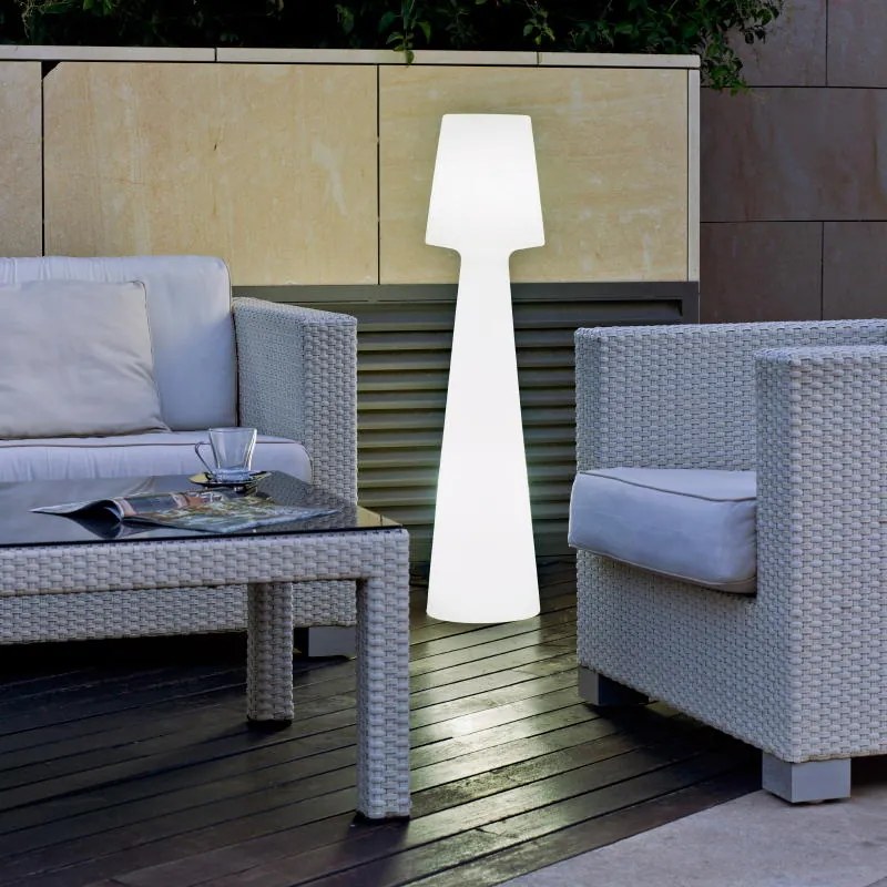 CANDEEIRO EXTERIOR LUZ LED LOLA BRANCO FRIO COM CABO 200 CM HOTEL, CASA, JARDIM, RESTAURANTE, BAR