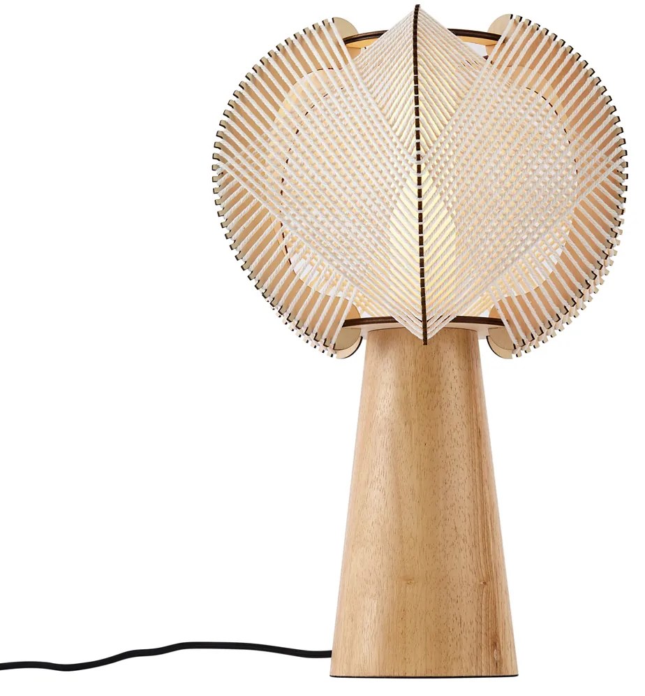 Candeeiro de Mesa Japandi Bege 47cm - Gertie Japandi