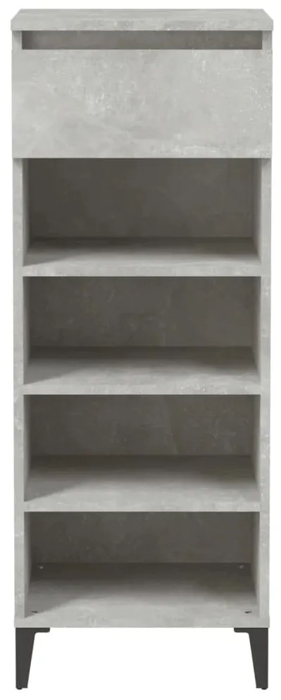 Sapateira 40x36x105 cm derivados de madeira cinzento cimento