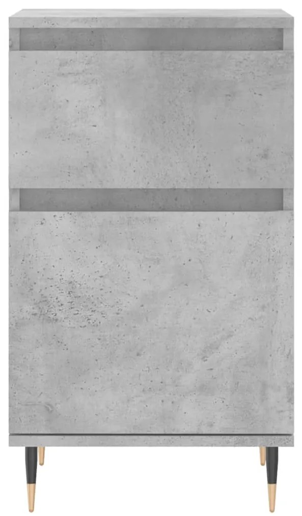 Aparadores 2 pcs 40x35x70 cm derivados de madeira cinza cimento