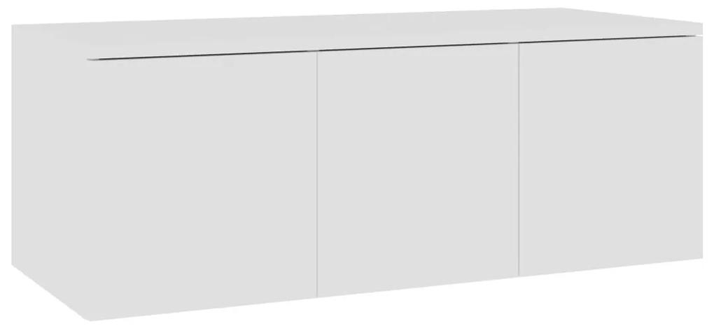 Móvel de TV 80x34x30 cm contraplacado branco