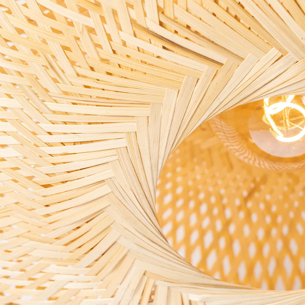 Candeeiro de teto oriental em bambu 50 cm - Ostrava