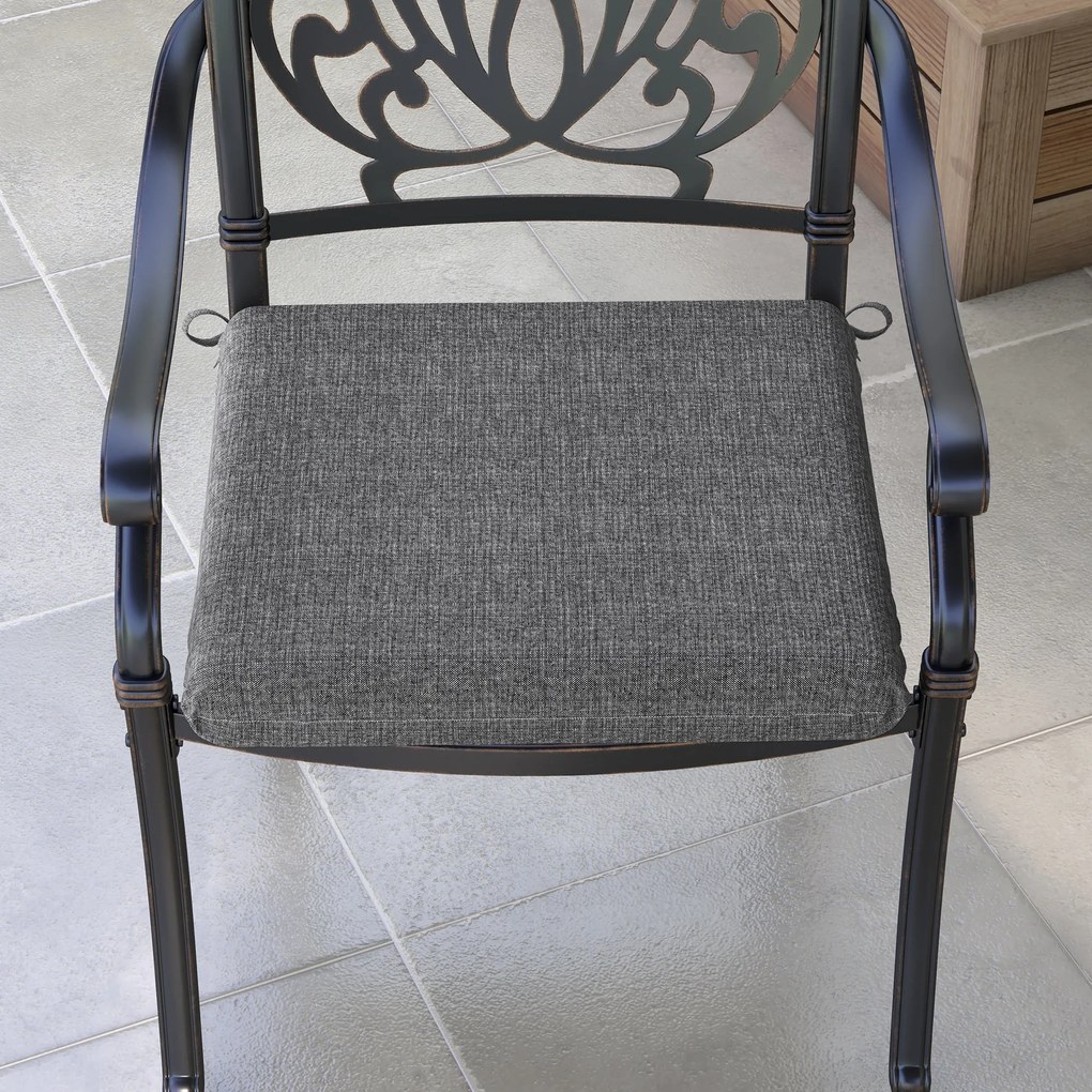 Conjunto de Almofadas para Cadeiras 47x47x7 cm Conjunto de 4 Peças Alm