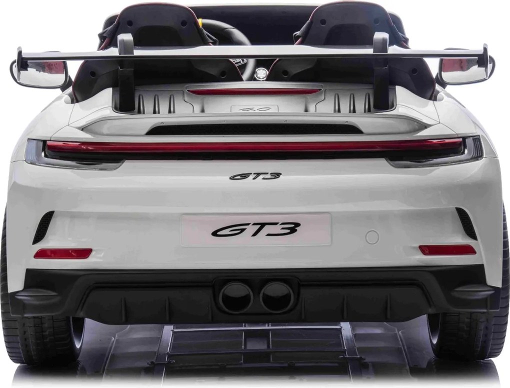 Carro elétrico para crianças Porsche 911 24V 4x4, 2 lugares, controlo remoto, entrada USB/AUX, motores de 200W, bateria de lítio, luzes LED licença OR