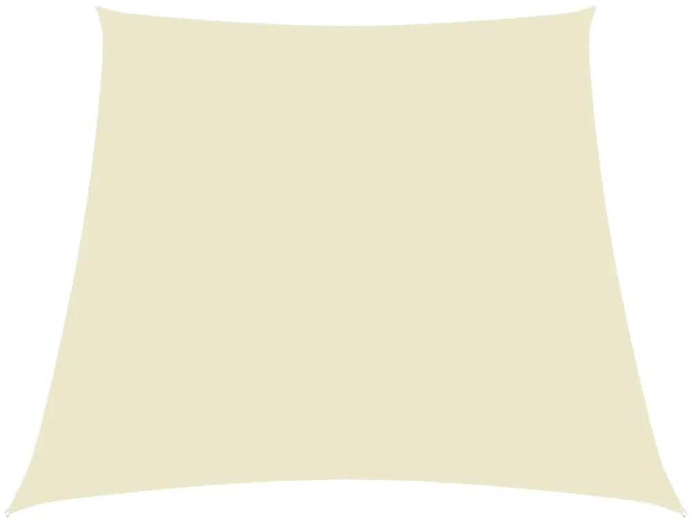 Para-sol estilo vela tecido oxford trapézio 2/4x3 m creme