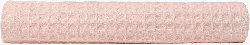 Toalha de mãos em algodão com textura favo de mel Cherry Pink