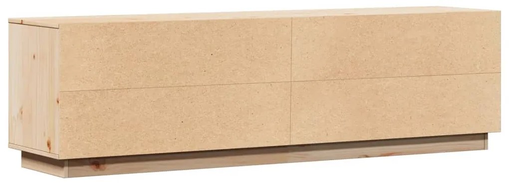 Móvel de TV 156x37x45 cm madeira de pinho maciça