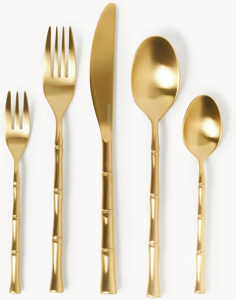 Conjunto de talheres escovados Orso, vários tamanhos