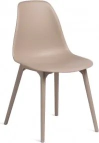 Pack De 4 Cadeiras De Jardim Em Polipropileno Scand Castanho Trigo - Sklum