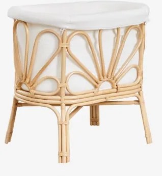 Minicama Em Rattan Com Colchão Dahlia Kids Natural - Sklum