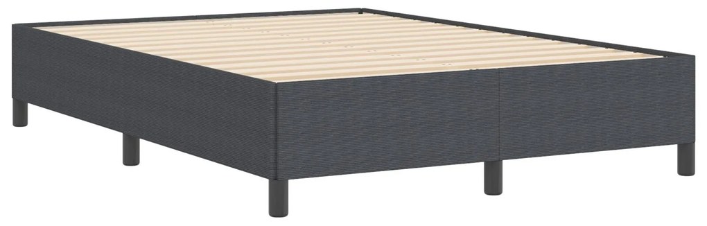 Cama vidaXL Cinza Escuro 140x200 cm Tecido de Corda