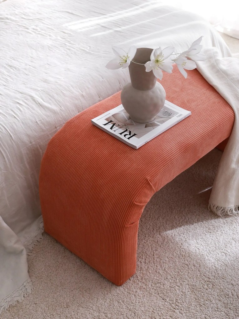 Pouffe Nu – Coral – 106 cm x 45 cm x 46 cm