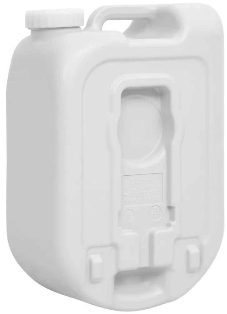 Tanque de água portátil com adaptador 24 L cinzento