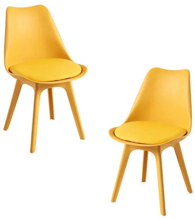 Pack 2 Cadeiras Synk Suprym - Amarelo