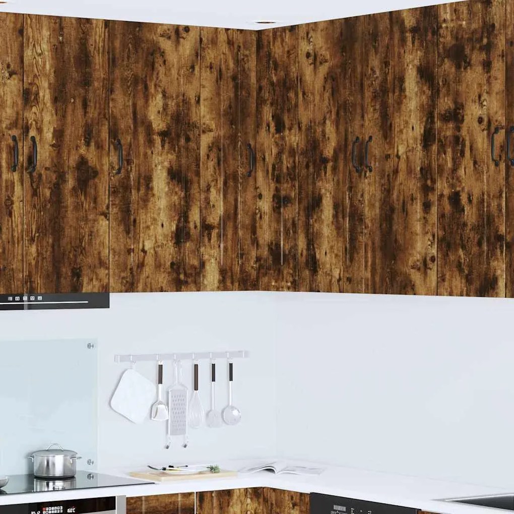 vidaXL Armário de Cozinha Carvalho Defumado 57 x 57 x 100 cm