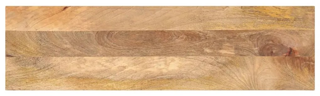 Tampo de mesa retangular 100x40x2,5 cm mangueira maciça
