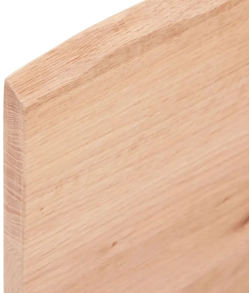 Prateleira de parede 60x20x2 cm carvalho tratado castanho-claro