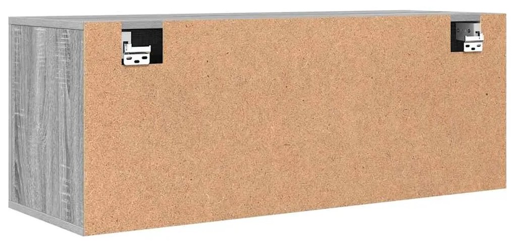 Sapateira de parede 100x35x38 cm derivados madeira cinza sonoma