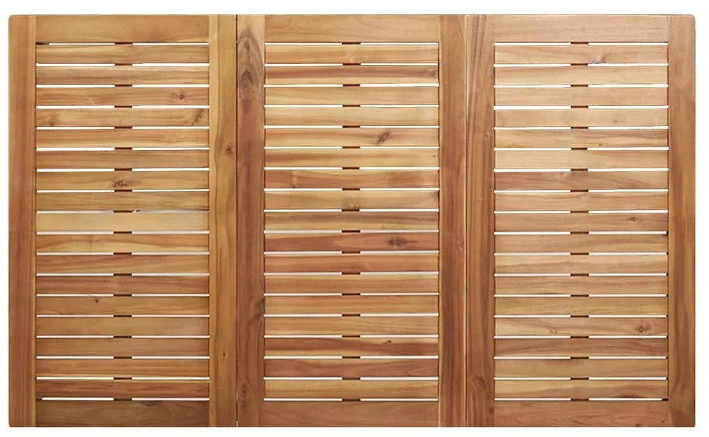 Conjunto de Jantar de Jardim vidaXL 7 Peças de Madeira Sólida de Acáci