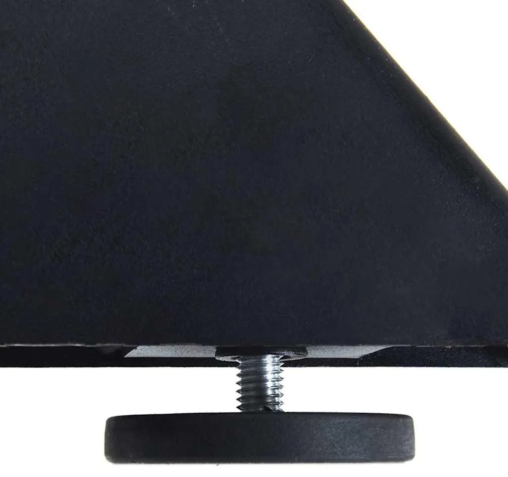 Pé de mesa de jantar em formato de aranha, antracite, 150x78x(72-73) c