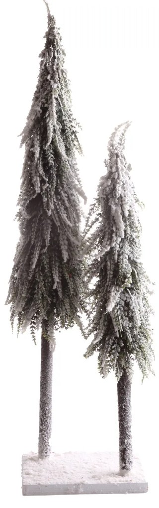 Base Com Pinheiros Neve 80CM