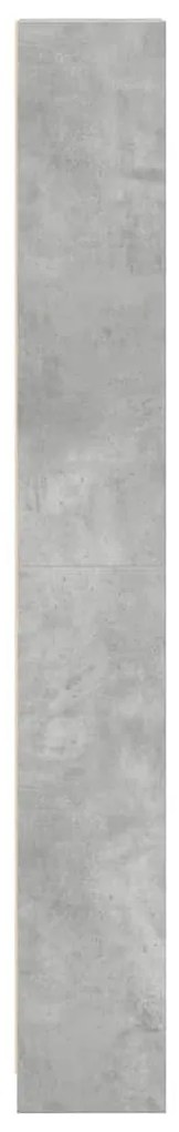 Estante 40x24x176 cm derivados de madeira cinzento cimento