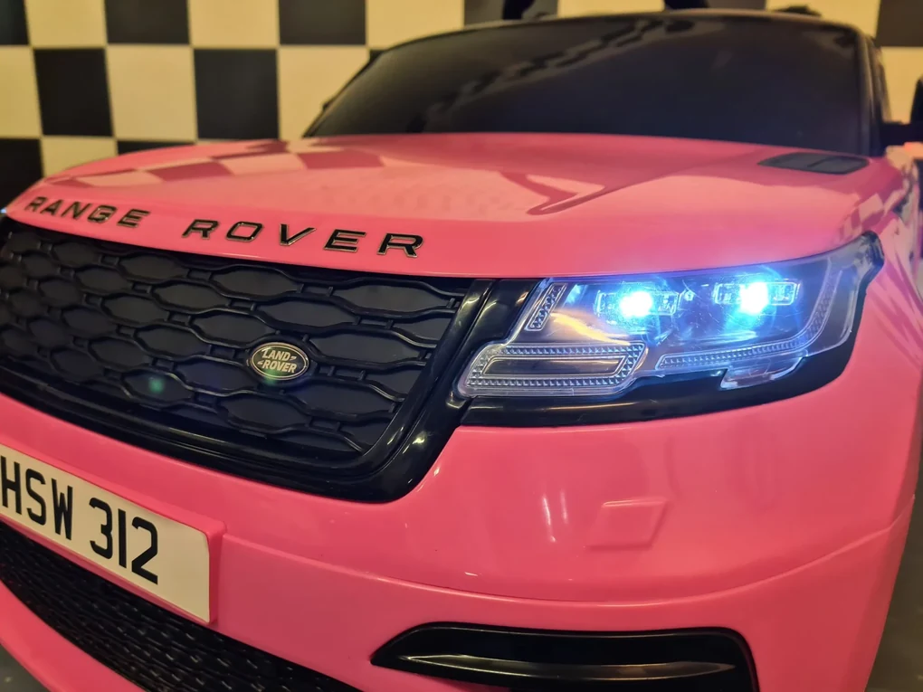 Land Rover Rosa Range Rover Velar Carro eletrico infantil 12V 2.4G Rosa | BIANO