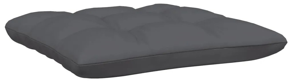 5 pcs conjunto lounge de jardim c/ almofadões pinho maciço