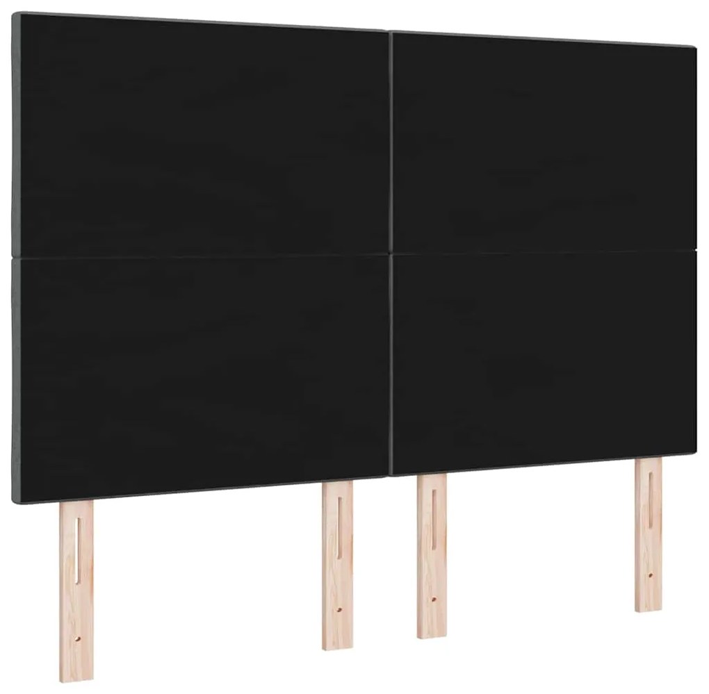 Cabeceira LED vidaXL Design de Bloco de Diamante Cinza Escuro 160 cm T