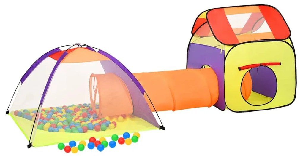 Tenda de brincar infantil 338x123x111 cm multicor
