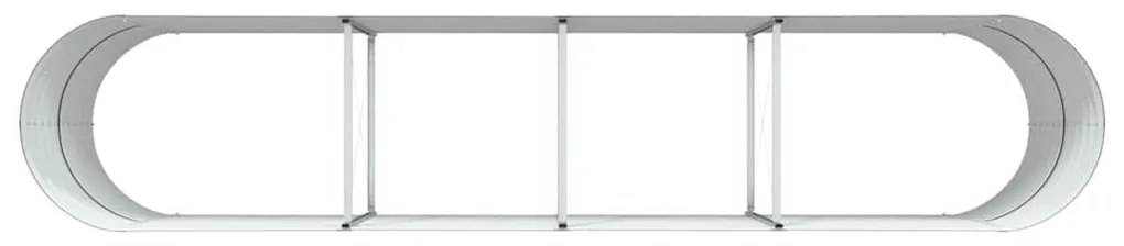 Canteiro Elevado para Jardim vidaXL Verde 400x80x81 cm Aço Galvanizado