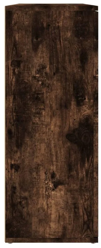 Aparador 91x29,5x75 cm derivados de madeira carvalho fumado