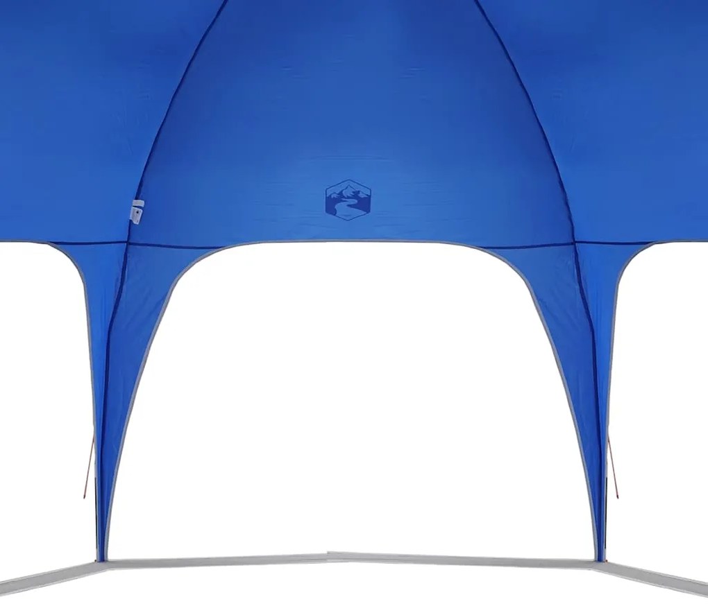 Tenda de festas impermeável azul ciano