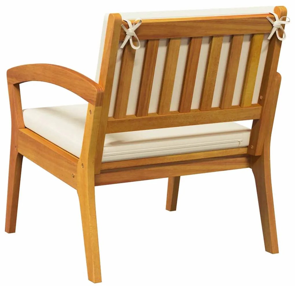 Conjunto de 2 cadeiras de jardim vidaXL 59,5x70,5x72,5 cm em madeira d