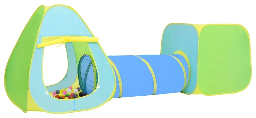 3107717 vidaXL Tenda de brincar infantil com 350 bolas multicolorido