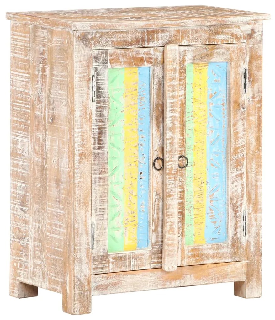 Aparador 61x35x76 cm madeira de acácia áspera